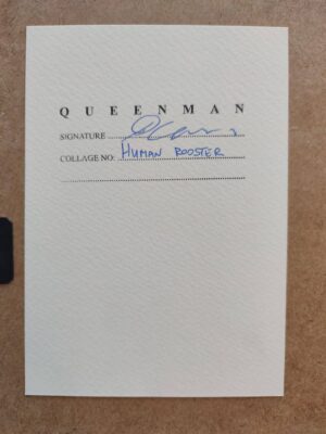 Certyfikat autentyczności kolażu Human Rooster - Queenman